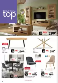 Catálogo Conforama Página 6: Diya mesa de comedor fija €259,00, Silla SEUL €79,99
