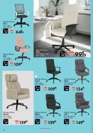 Catálogo Conforama Página 8: Grim silla de oficina €124,00, Ridel silla de oficina €139,00