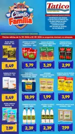 Tabloide Tatico semana 38 Página 3: Molho de tomate pomarola tradicional €3,29, Vinagre colorido peixe €2,39