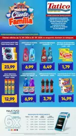 Tabloide Tatico semana 38 Página 7: Lava roupas em pó omo todo ciclo €23,99, Esponja de aço bombril eco €1,79