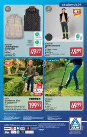ALDI gazetka Strona 15: Kamizelka pikowana damska Up2fashion €49,99, Akumulatorowe nożyce do żywopłotu Ferrex €199,99