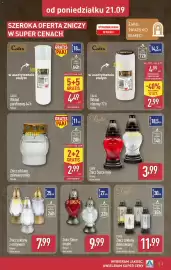 ALDI gazetka Strona 3: Znicz Serce średni €9,99, Znicz szklany z motywem €7,99