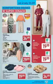 ALDI gazetka Strona 5: Koc poncho 94x186 cm Home Creation €29,99, Klapki na korku damskie UP2FASHION €34,99