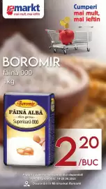 Catalog Remarkt săptămâna 38 Pagină 1: Boromir făină 000 €2,20