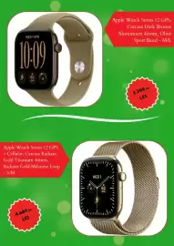 Catalog Emag Pagină 4: Apple Watch Series 12 GPS €2.599,99, Apple Watch Series 12 GPS Cellular €4.689,99