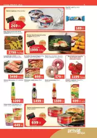 PRIVÁT akciós újság hét 38 Oldal 3: Ripp-Ropp panírozott dínós falatkák €2.799,00, Piros kaliforniai paprika €1.199,00