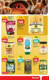 Auchan akciós újság Oldal 3: KÜHNE PIRÍTOTT HAGYMA €999,00, Koch's mustár €699,00
