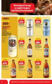 Auchan akciós újság Oldal 6: PAULANER MÜNCHNER HELL LAGER ÜVEGES VILÁGOS SÖR €459,00