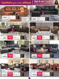 Bradlows catalogue Page 2: Seattle 4 Piece Modular Suite €23.999,95, Astrid 3 Piece Lounge Suite €12.999,95