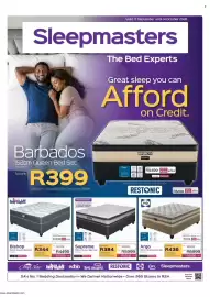 Sleepmasters catalogue Page 1: Sealy Argo 137cm Double Bed Set €6.999,00
