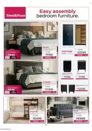 Sleepmasters catalogue Page 10: Oakridge Robe €2.299,00, Kate Sleeper Couch Grey €6.999,00