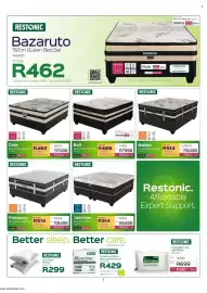 Sleepmasters catalogue Page 7: Restonic Bali 152cm Queen Bed Set €7.999,00, Restonic Ballito 152cm Queen Bed Set €8.499,00