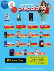 Chatz Connect brochure Page 22: IPhone 13 128GB 5G €7.849,00, IPhone 14 128GB €8.499,00