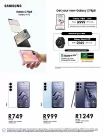Chatz Connect brochure Page 6: SAMSUNG Galaxy S26 Ultra €1.249,00, SAMSUNG Galaxy S26+ Galaxy AI €999,00