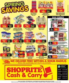 Shoprite catalogue Page 1: Mongola meats polony €10,00, Danone - nutriiday smooth yoghurt €15,00