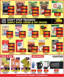 Shoprite catalogue Page 2: White sugar granulated €210,00, Padkos roasted & salted red skin peanuts €4,38