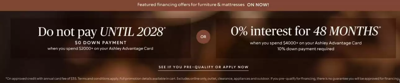 Ashley Furniture flyer Page 1