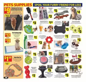 Bianca Amor flyer Page 23: Pet Feeding Mat €5,00, Pet Training Pads €12,00