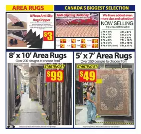 Bianca Amor flyer Page 35: 8 piece anti-slip rug gripper €3,00, Anti-Slip Rug Underlay €4,00