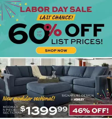 Slumberland Furniture (valid until 29-09)