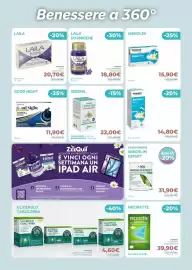 Volantino Linfa Farmacie Pagina 10: Laila 80 mg capsule molli €20,70, Laila Dormibene €18,80
