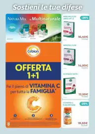 Volantino Linfa Farmacie Pagina 4: Vitamina C pura retard ESI Multi Complex €19,50, Immunilflor capsule forte D €16,40