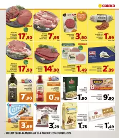 Volantino Conad Superstore settimana 38 Pagina 2: Fettine di bovino adulto danese €14,90