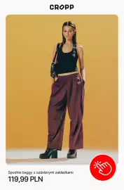 Cropp gazetka Strona 7: Spodnie baggy z ozdobnymi zakładkami Cropp €119,99