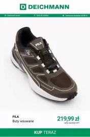 Deichmann gazetka tydzień 38 Strona 10: Buty wsuwane Fila €219,99