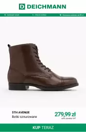 Deichmann gazetka tydzień 38 Strona 2: Botki sznurowane 5th Avenue €279,99