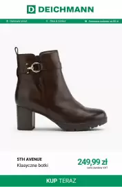Deichmann gazetka tydzień 38 Strona 3: Klasyczne botki 5th Avenue €249,99
