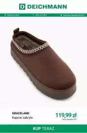 Deichmann gazetka tydzień 38 Strona 4: Kapcie zakryte Graceland €119,99