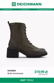 Deichmann gazetka tydzień 38 Strona 5: Botki sznurowane Dockers €319,99