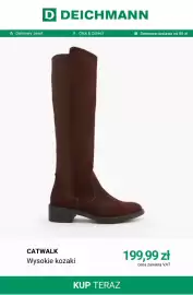 Deichmann gazetka tydzień 38 Strona 7: Wysokie kozaki Catwalk €199,99