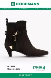 Deichmann gazetka tydzień 38 Strona 8: Klasyczne botki Catwalk €179,99