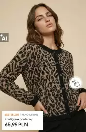 Sinsay gazetka tydzień 38 Strona 17: Kardigan w panterkę €65,99