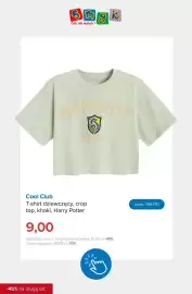 Smyk gazetka Strona 5: T-shirt dziewczęcy crop top khaki Harry Potter Cool Club €9,00