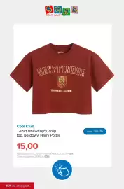 Smyk gazetka Strona 8: T-shirt dziewczęcy crop top bordowy Harry Potter Cool Club €15,00