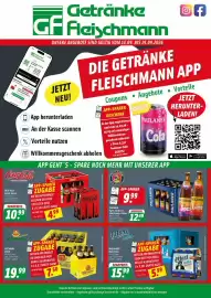 Getränke Fleischmann Prospekt woche 38 Seite 1
