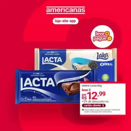 Encarte Lojas Americanas semana 38 Página 2: Lacta - tablete €12,99