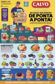 Folheto Calvo Atacadista Página 1: Batata lavada €23,90, Batata congelada mais batata tradicional €21,90