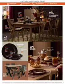 Mio reklamblad Sida 3: MATBORD EKERÖ €10.196,00, NYHET MUGG KRISTEL €74,00