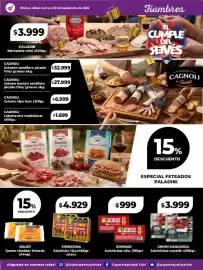 Catálogo Supermayorista Vital semana 38 Página 9: Vienissima salchicha €4.929,00, Bonmar salchichas €999,00