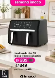 Catálogo Ripley semana 38 Página 5: Imaco freidora de aire 9lt digital doble canastilla €289,00