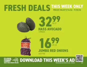 US Foods Chef's Store weekly ad week 38 Page 1