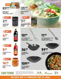 US Foods Chef's Store weekly ad Page 4: Iron Wok €36,99, Thunder Group stainless steel ladle & shovel €10,99