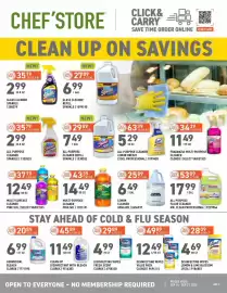 US Foods Chef's Store weekly ad Page 1: Clorox disinfecting wipes value pack €12,49, Pine-Sol Multi-Surface Cleaner €12,49