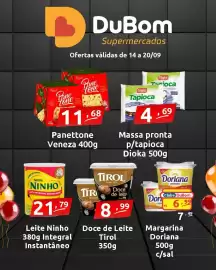 Catálogo Dubom Supermercados semana 38 Página 3: Doriana cremosa €6,99, Doce de leite €8,99