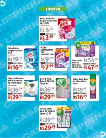 Catálogo Supermercado Dalben Página 3: Pedra sanit. harpic €7,99, Odor. Ambientes Elétrico Bom Ar €29,99