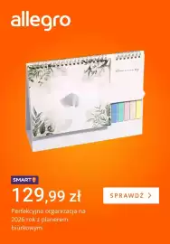Allegro gazetka tydzień 38 Strona 3: Planer biurkowy na 2026 rok €129,99